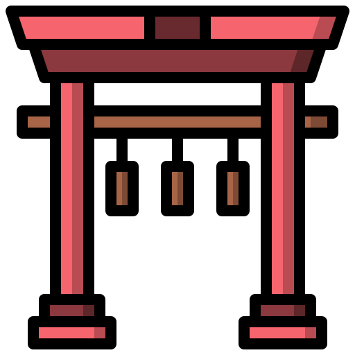 torii Surang Lineal Color ikona