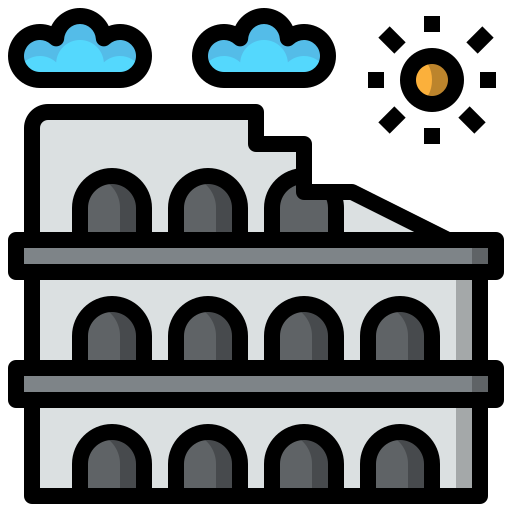 Колизей Surang Lineal Color иконка