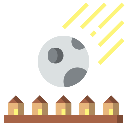 asteroïde Surang Flat icoon