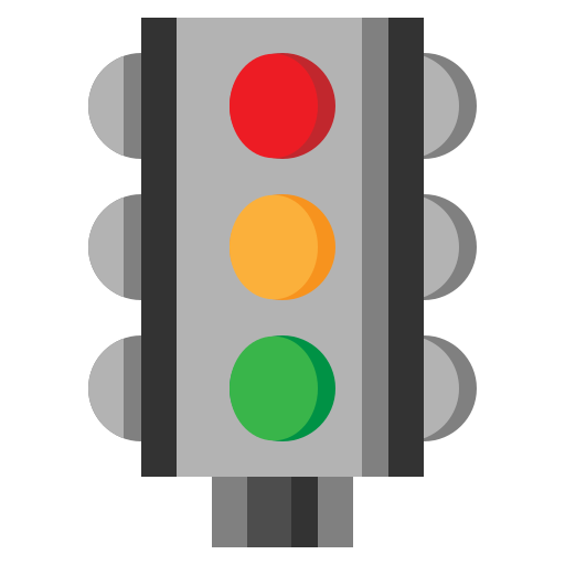 Traffic light Surang Flat icon