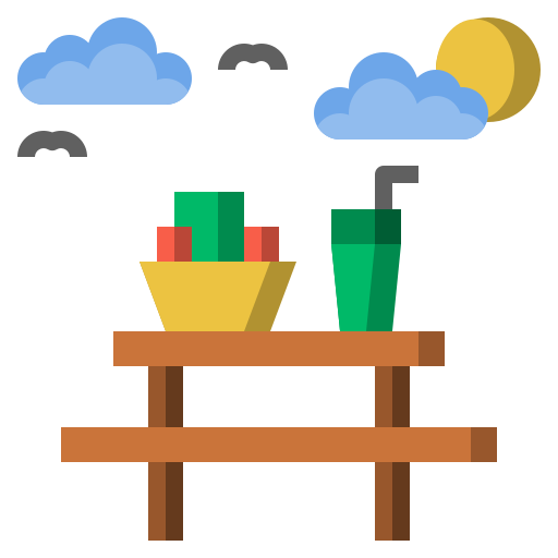 piknik Surang Flat ikona