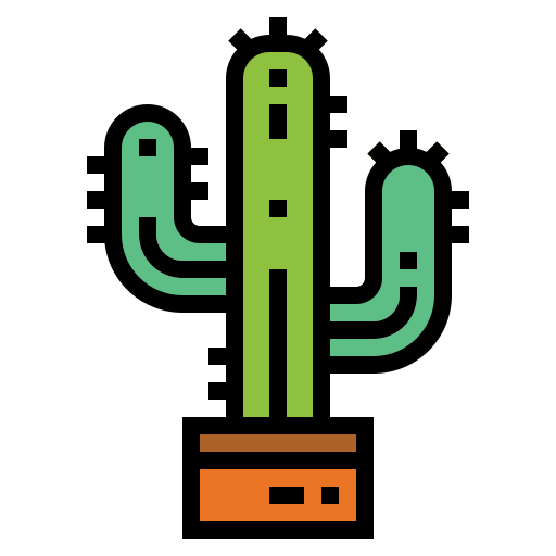 Cactus Smalllikeart Lineal Color icon