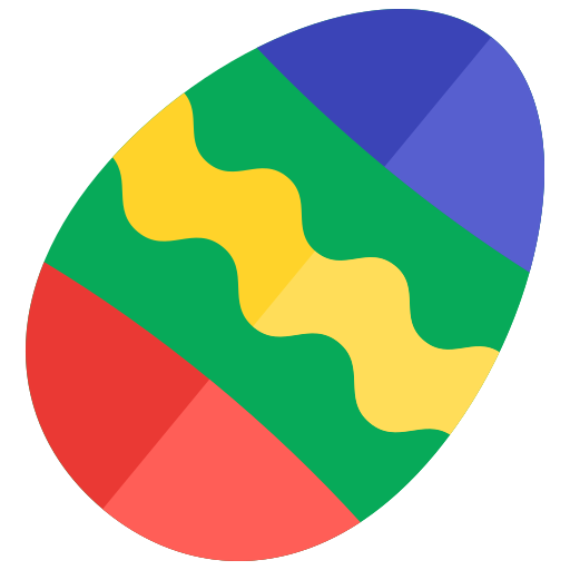 계란 Generic color fill icon