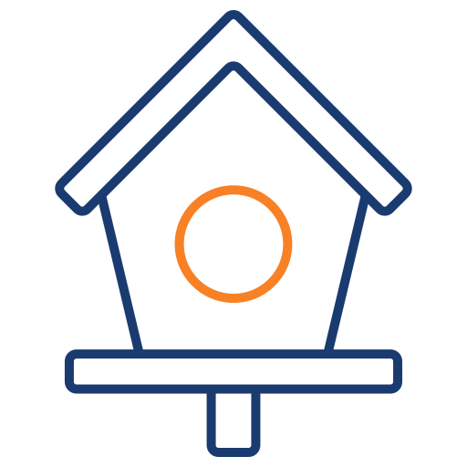Bird house Generic color outline icon