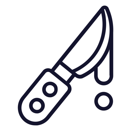 Нож Generic outline иконка