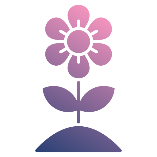 Spring flower Generic gradient fill icon