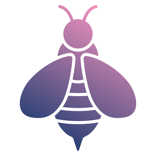 蜂 Generic gradient fill icon