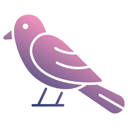 ptak Generic gradient fill ikona