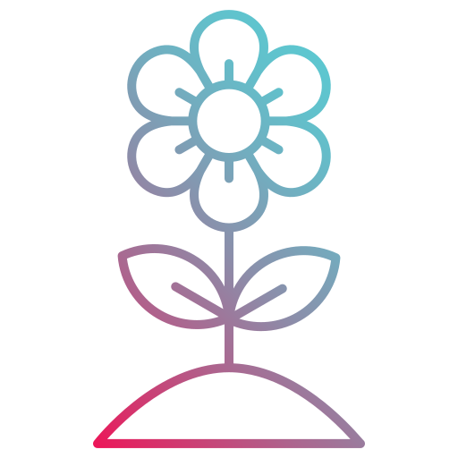 wiosenny kwiat Generic gradient outline ikona