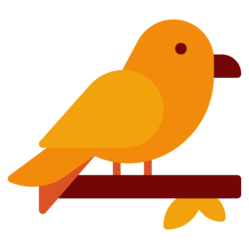 uccello Generic color fill icona