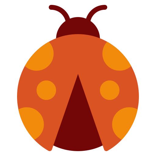 lieveheersbeestje Generic color fill icoon