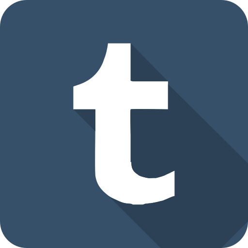 Tumblr Generic color fill icon