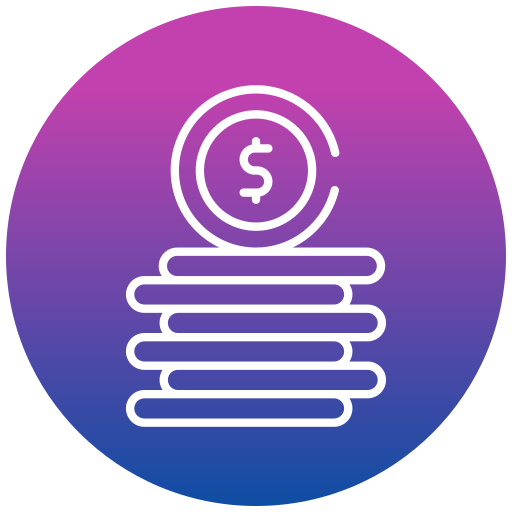 Coins Generic gradient fill icon