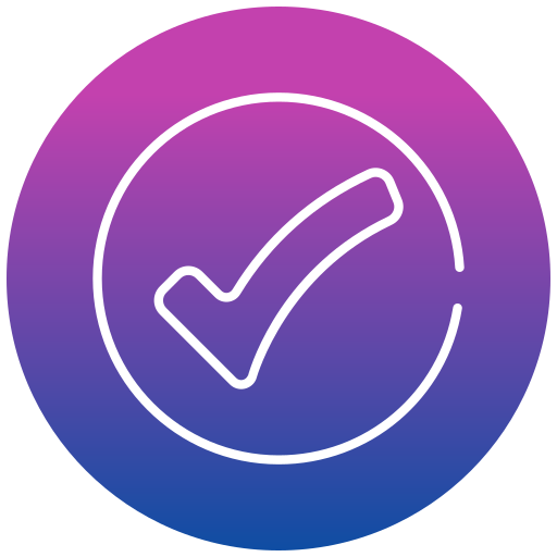 Approval Generic gradient fill icon