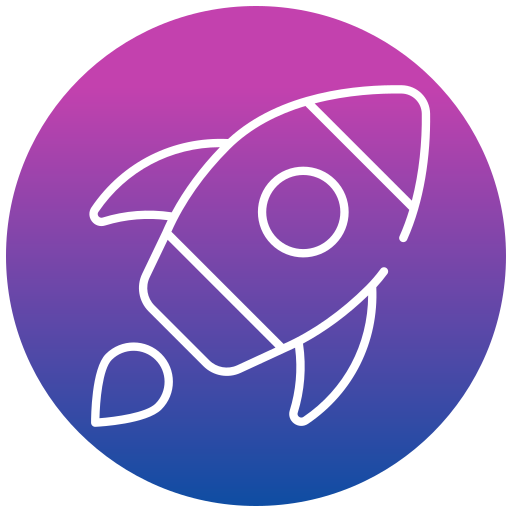 Startup rocket Generic gradient fill icon