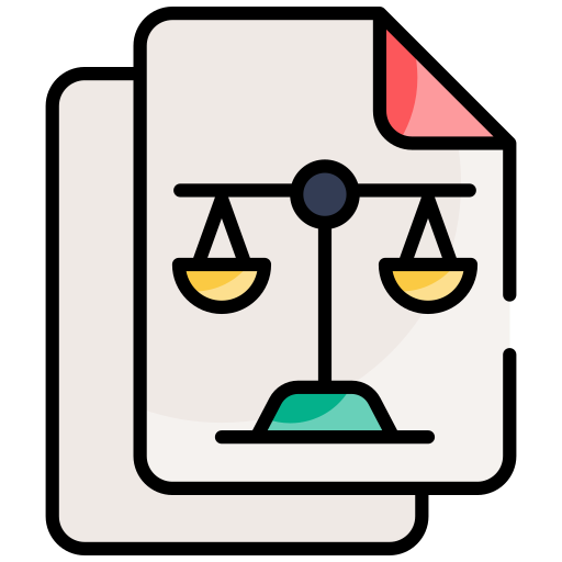 법적 문서 Generic color lineal-color icon