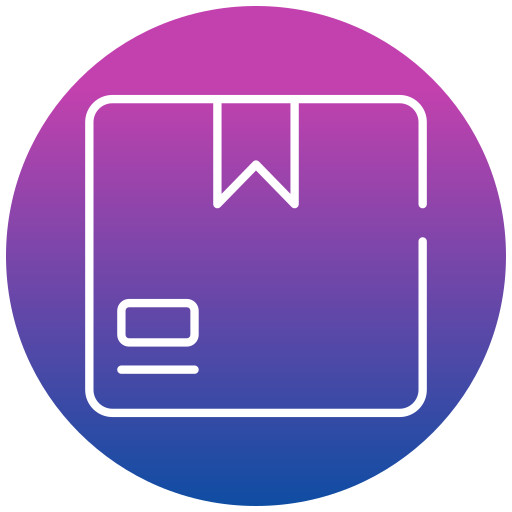 Package box Generic gradient fill icon