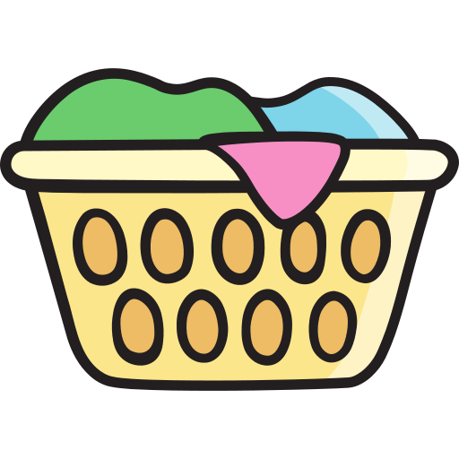 Laundry basket Generic color hand-drawn icon