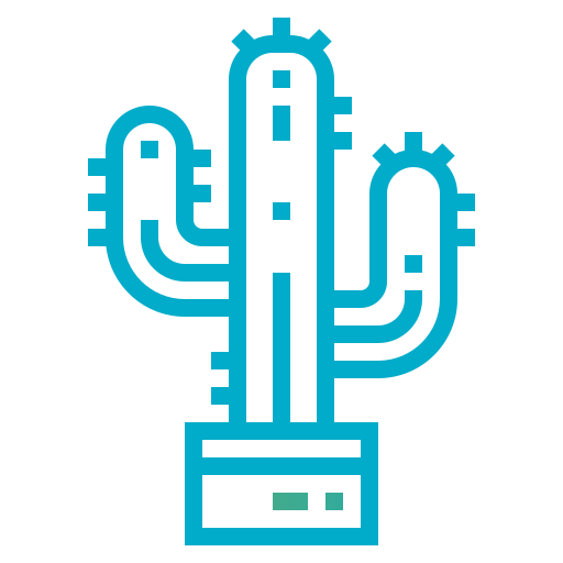 Cactus Smalllikeart Gradient icono