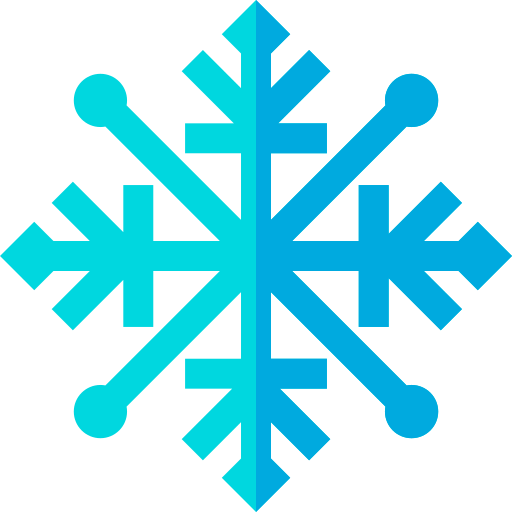Copo de nieve Basic Straight Flat icono