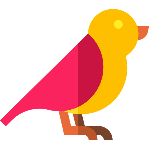 Птица Basic Straight Flat иконка