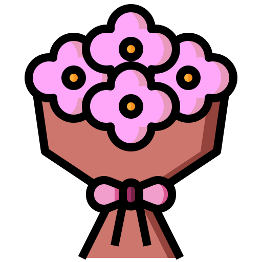 Bouquet Surang Lineal Color icon