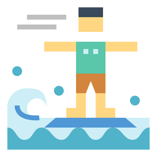 Серфинг Smalllikeart Flat иконка