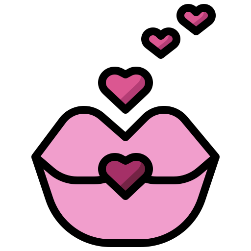 Lips Surang Lineal Color icon