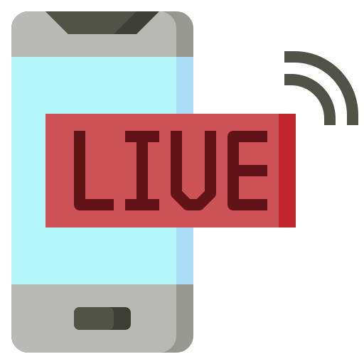 Live broadcast Surang Flat icon