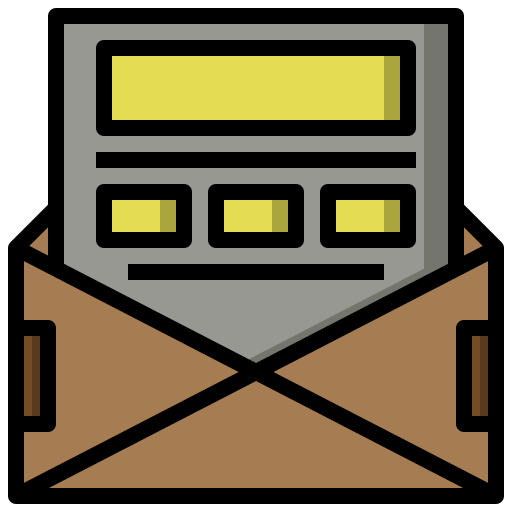 Mail Surang Lineal Color icon