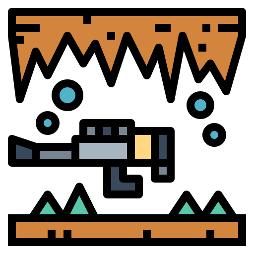Cave Smalllikeart Lineal Color icon