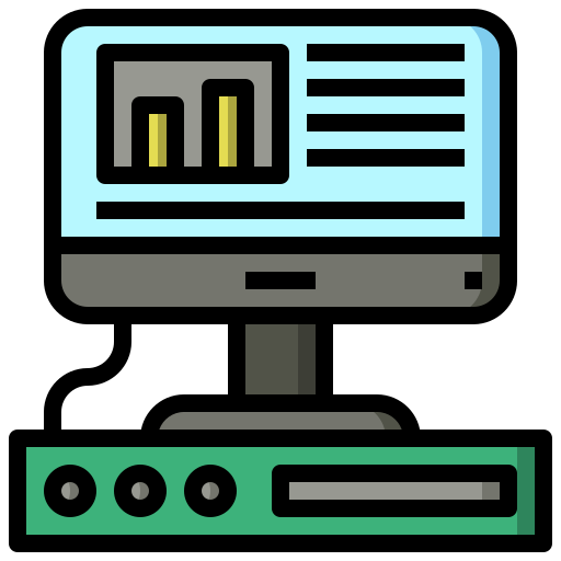 Tv Surang Lineal Color icon