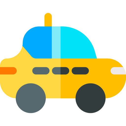 タクシー Basic Rounded Flat icon