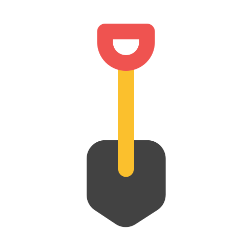 Shovel Generic color fill icon