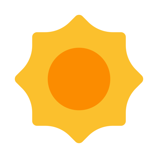 Sun Generic color fill icon