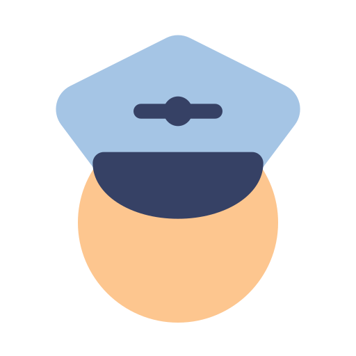 Police Generic color fill icon