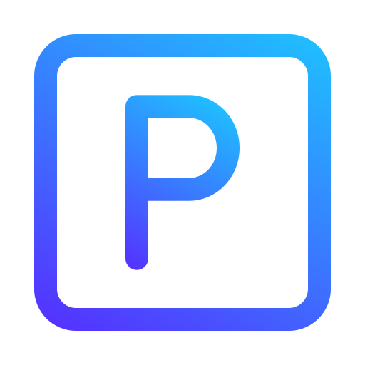 Parking sign Generic gradient outline icon
