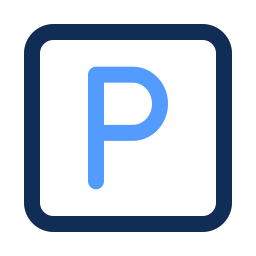 Parking sign Generic color outline icon