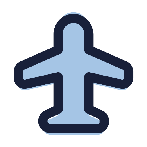 flugzeug Generic color lineal-color icon
