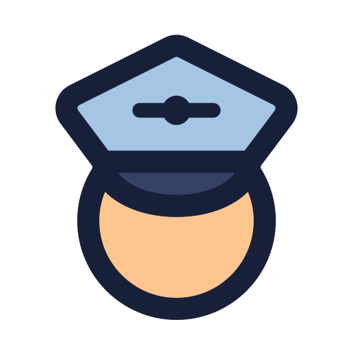 Police Generic color lineal-color icon