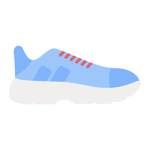 zapatilla Generic color fill icono