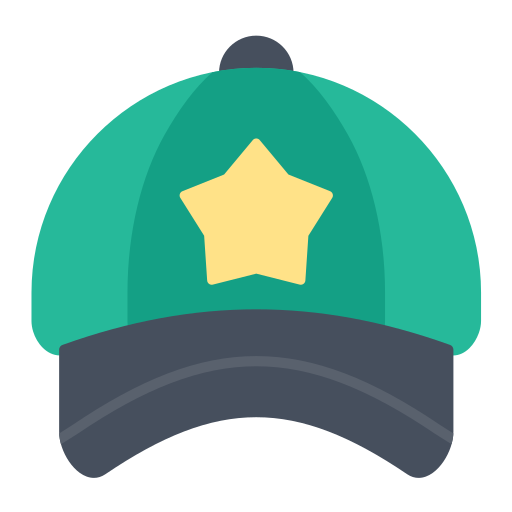 cappellino da baseball Generic color fill icona