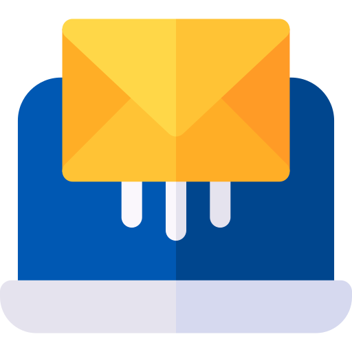 Электронная почта Basic Rounded Flat иконка