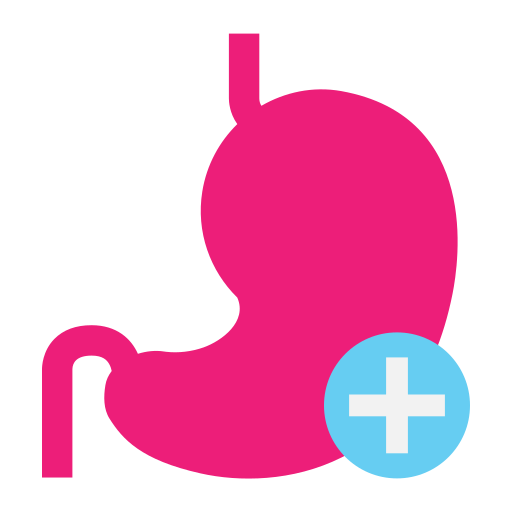 Stomach Generic color fill icon