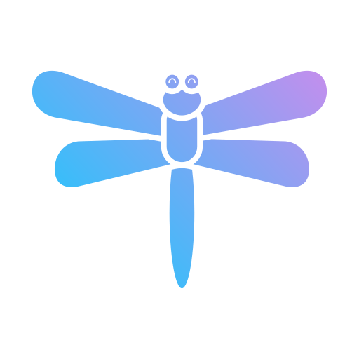 libélula Generic gradient fill icono