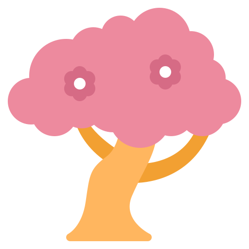 árbol en flor Generic color fill icono