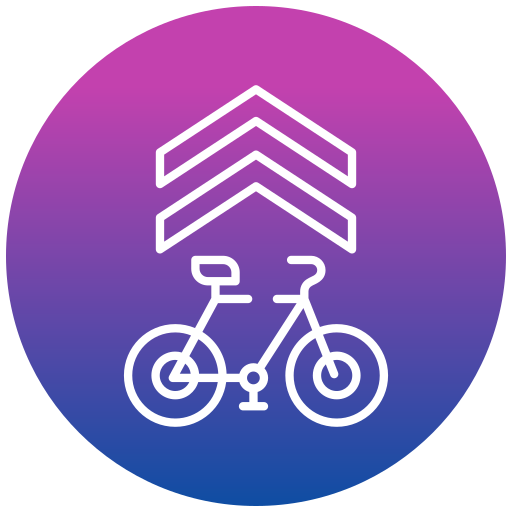 fietspad Generic gradient fill icoon