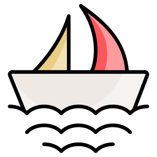 Sailboat Generic color lineal-color icon