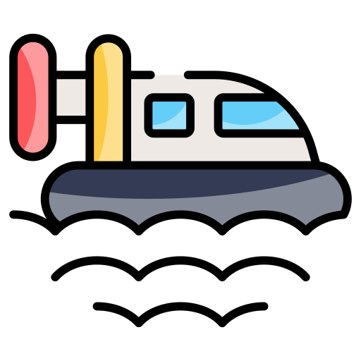 Hover craft Generic color lineal-color icon