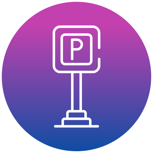 Parking board Generic gradient fill icon